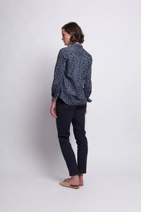 Foil Holey Moley Trouser in Ink
