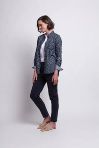 Foil Holey Moley Trouser in Ink