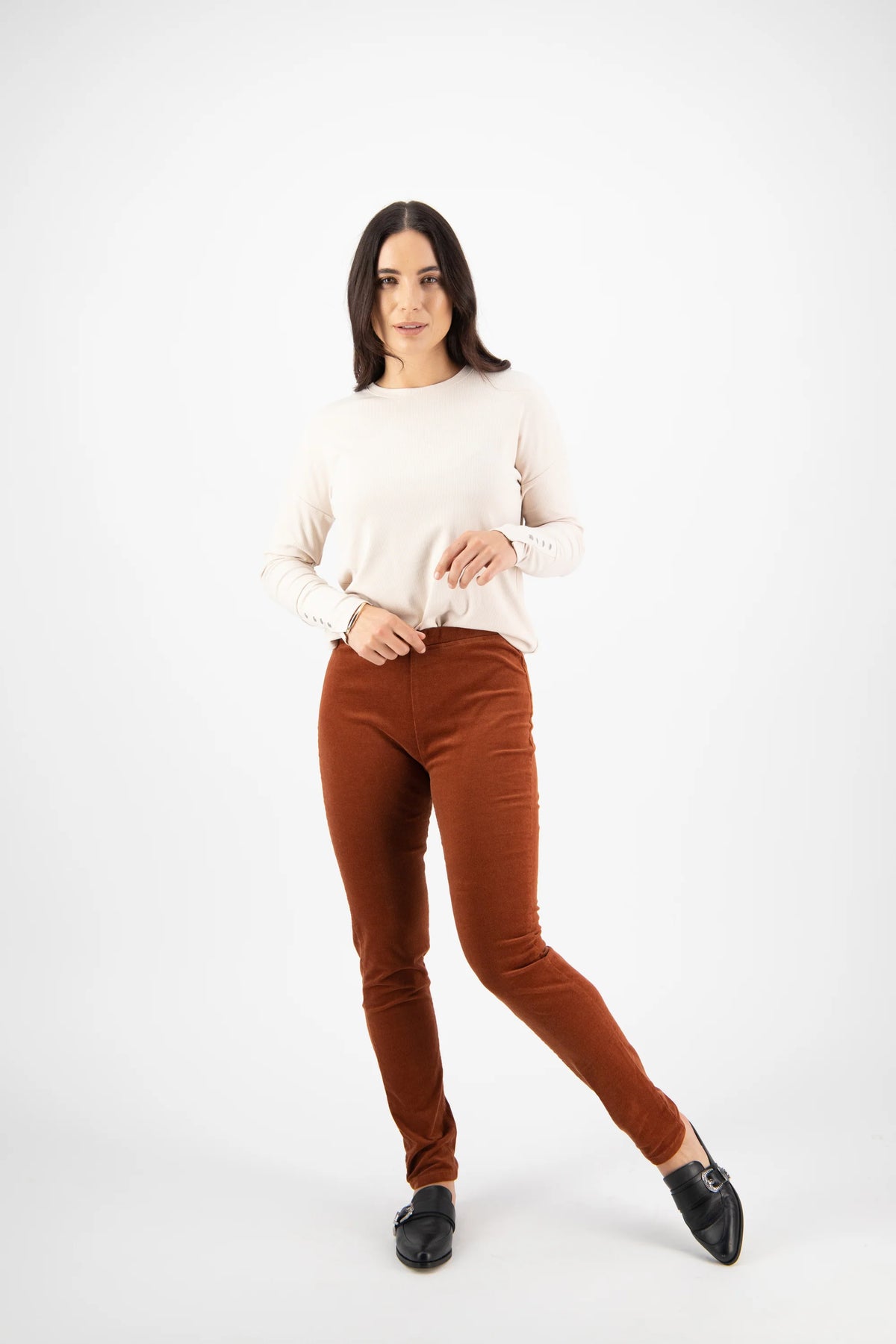 Vassalli 230M Skinny Leg Cord, Ladies Pants