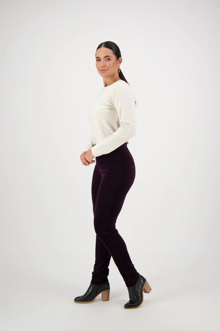 Vassalli 230M Skinny Leg Cord, Ladies Pants