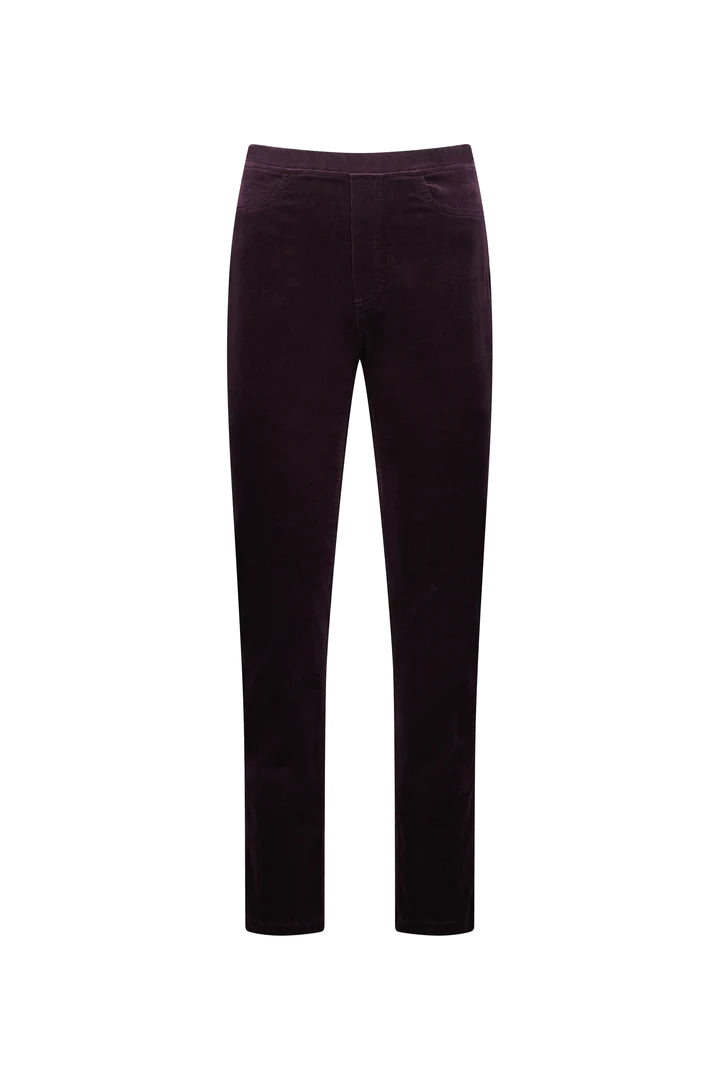 Vassalli 234M Slim Leg, Elastic Waist Cord Pants