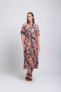 Foil Top of the Class Dress - Wildflower 7927