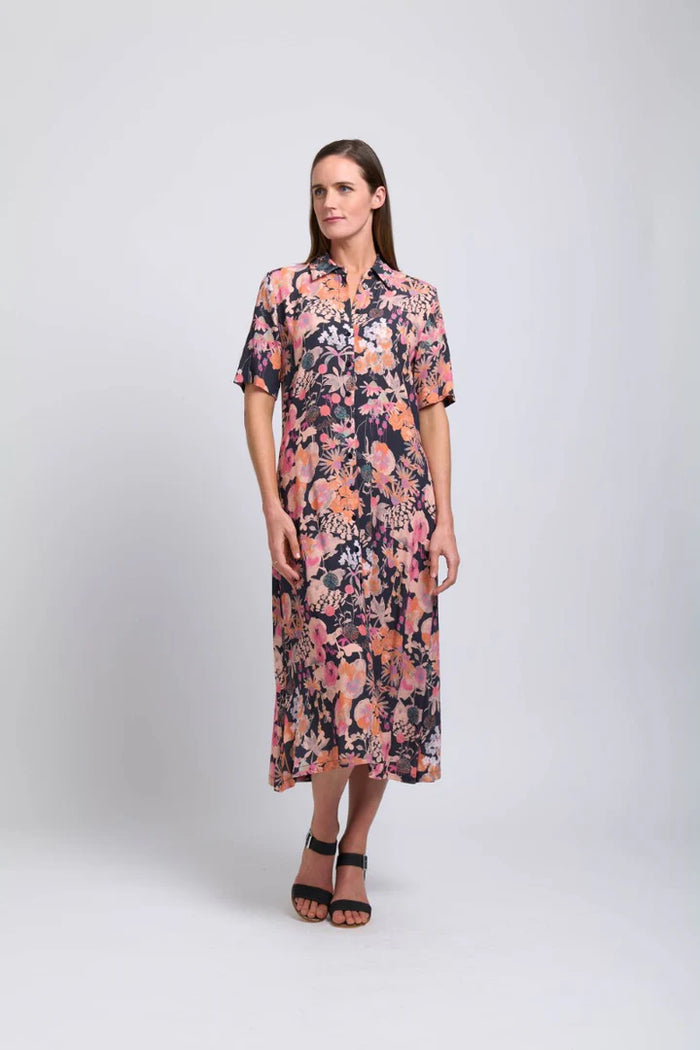 Foil Top of the Class Dress - Wildflower 7927