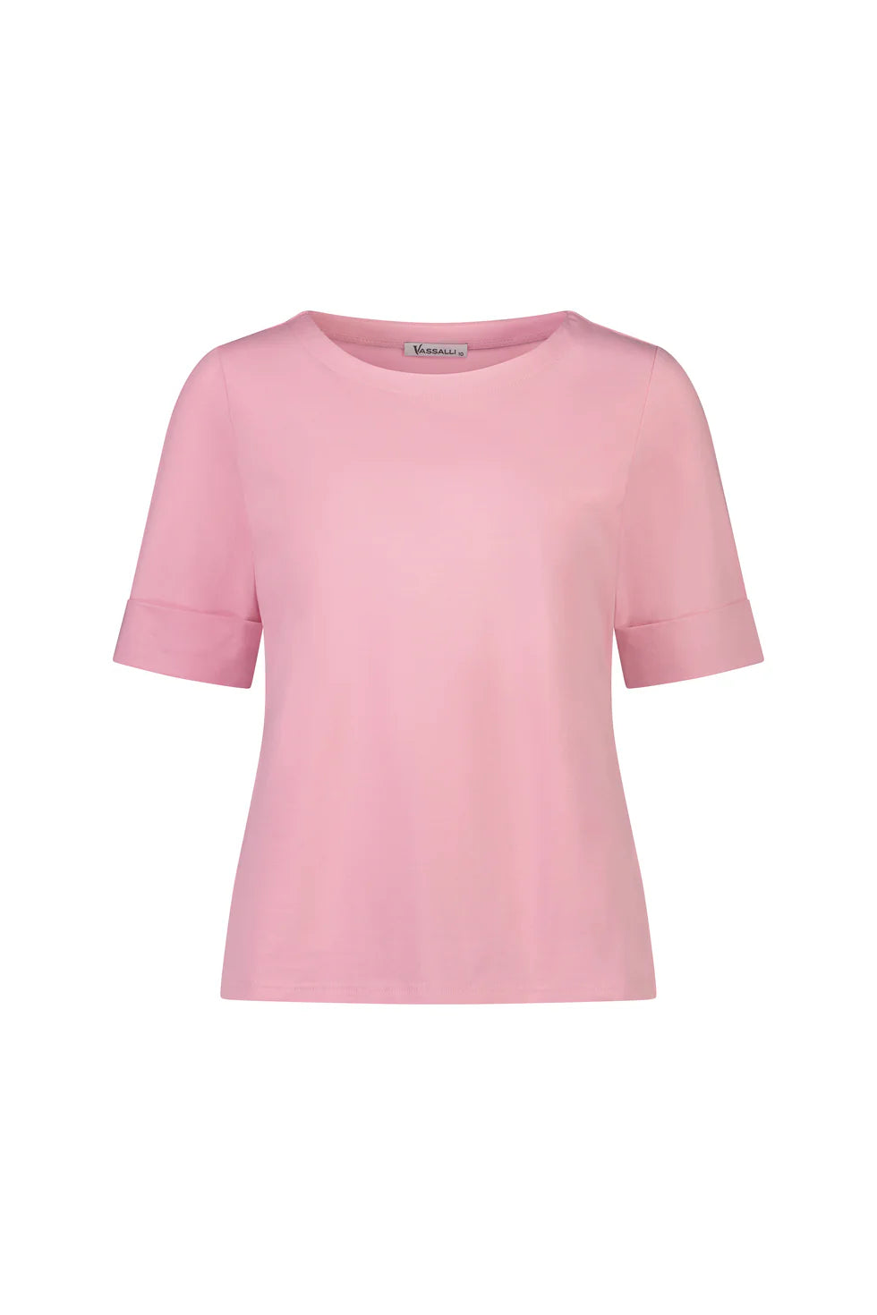 Vassalli 4262 Boat Neck Top Bubblegum