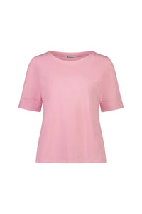 Vassalli 4262 Boat Neck Top Bubblegum