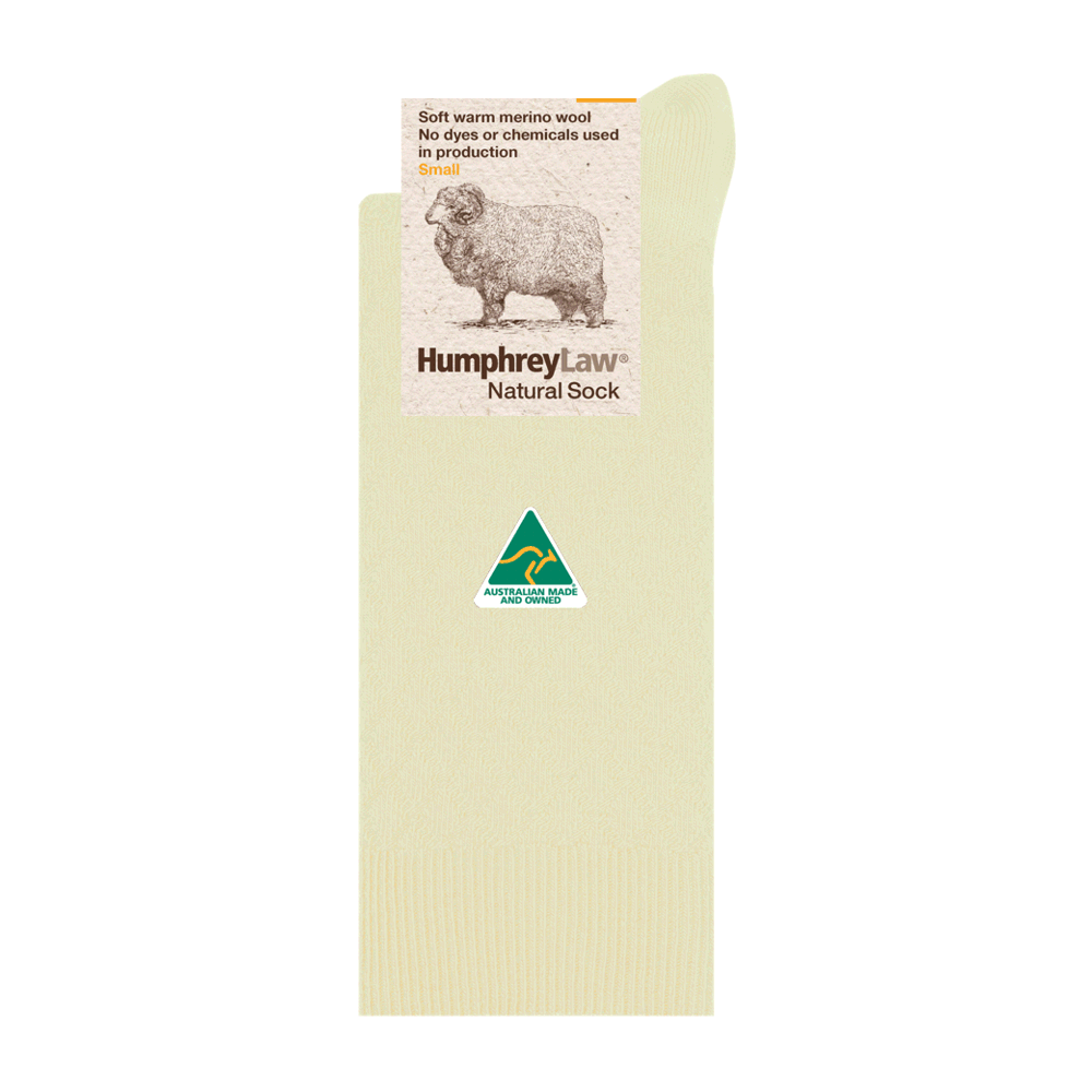 Humphrey Law Ladies 95% Fine Merino Quilted Merino Socks
