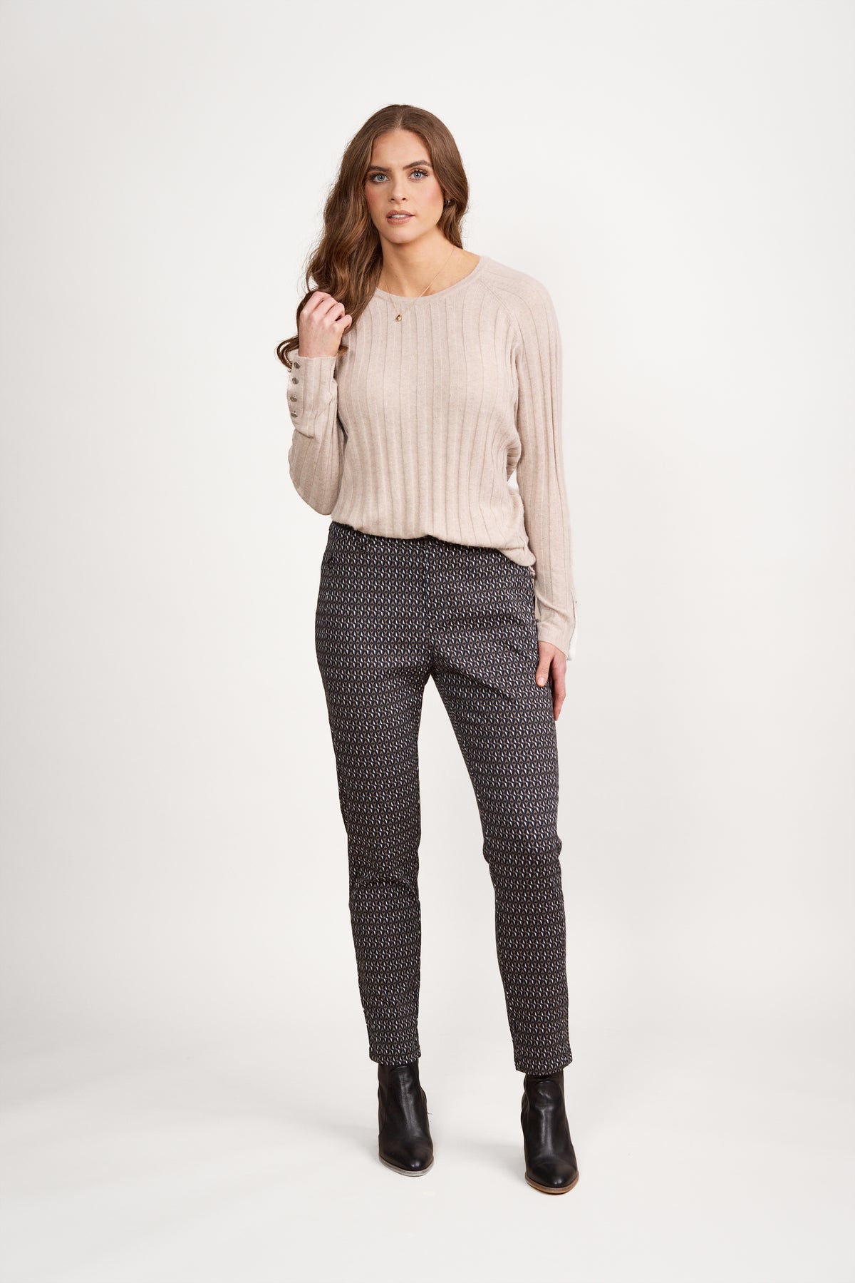 Vassalli 5025 Solar Skinny Leg Ankle Grazer Pant
