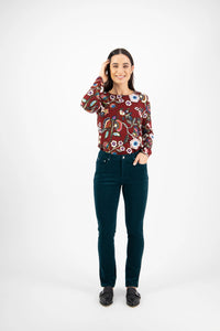 Vassalli 5910M Narrow Leg Full Length Cord Pant