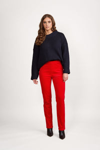 Vassalli 234M Slim Leg, Elastic Waist Cord Pants