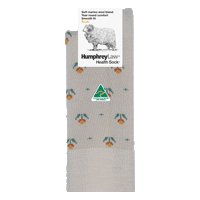 Humphrey Law Ladies 60% Fine Merino Wool Tulip Pattern Health Sock