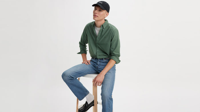Levi's Authentic Button Down Shirt in Mill Forest