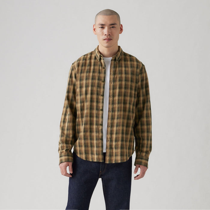 Levi's Authentic Button Down Shirt - Yuri Plaid Kelp