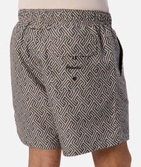 The Alvarado Swim Short in Khaki + Charcoal