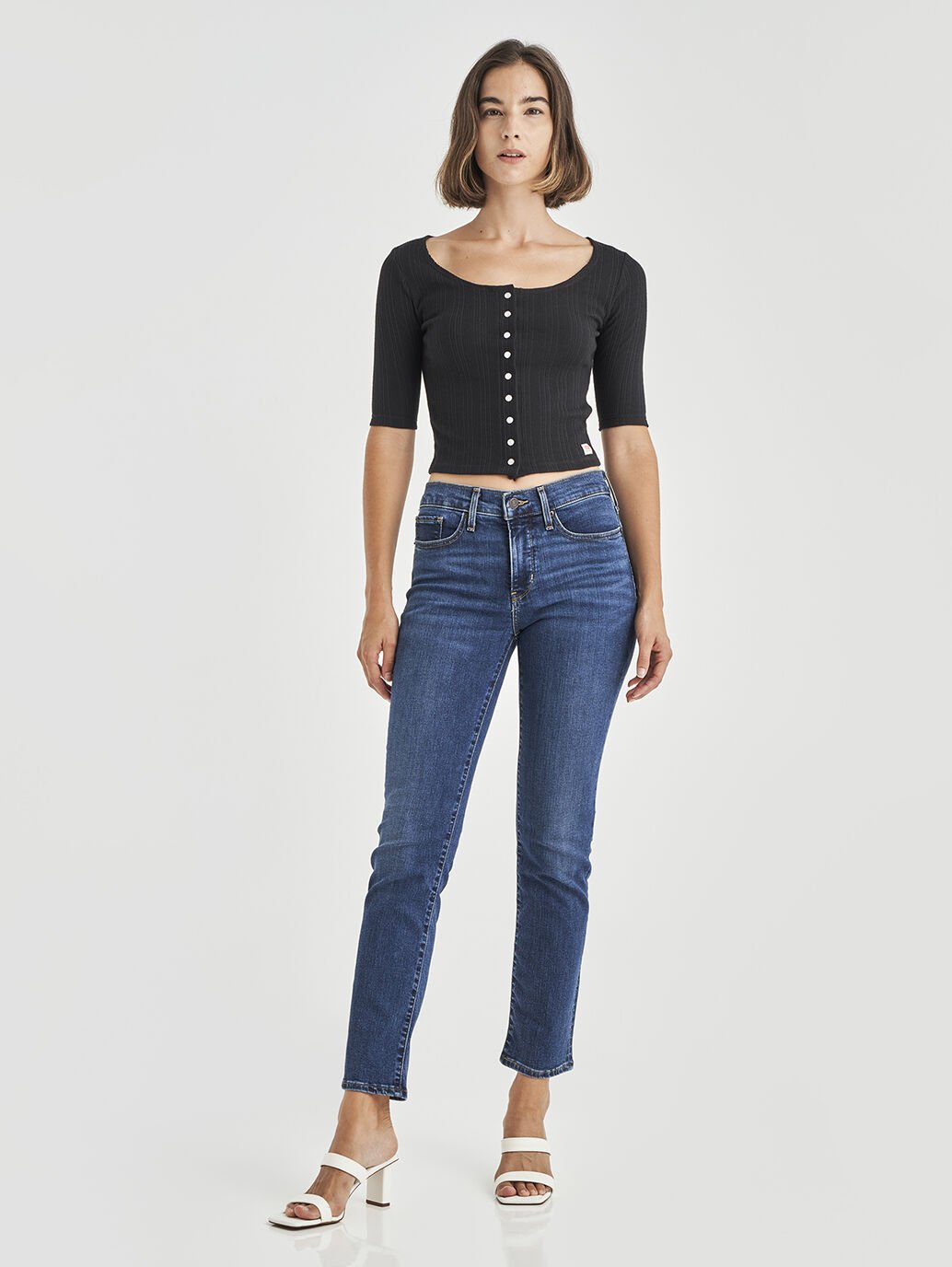 314_0161 Shaping Straight - Mid Blue