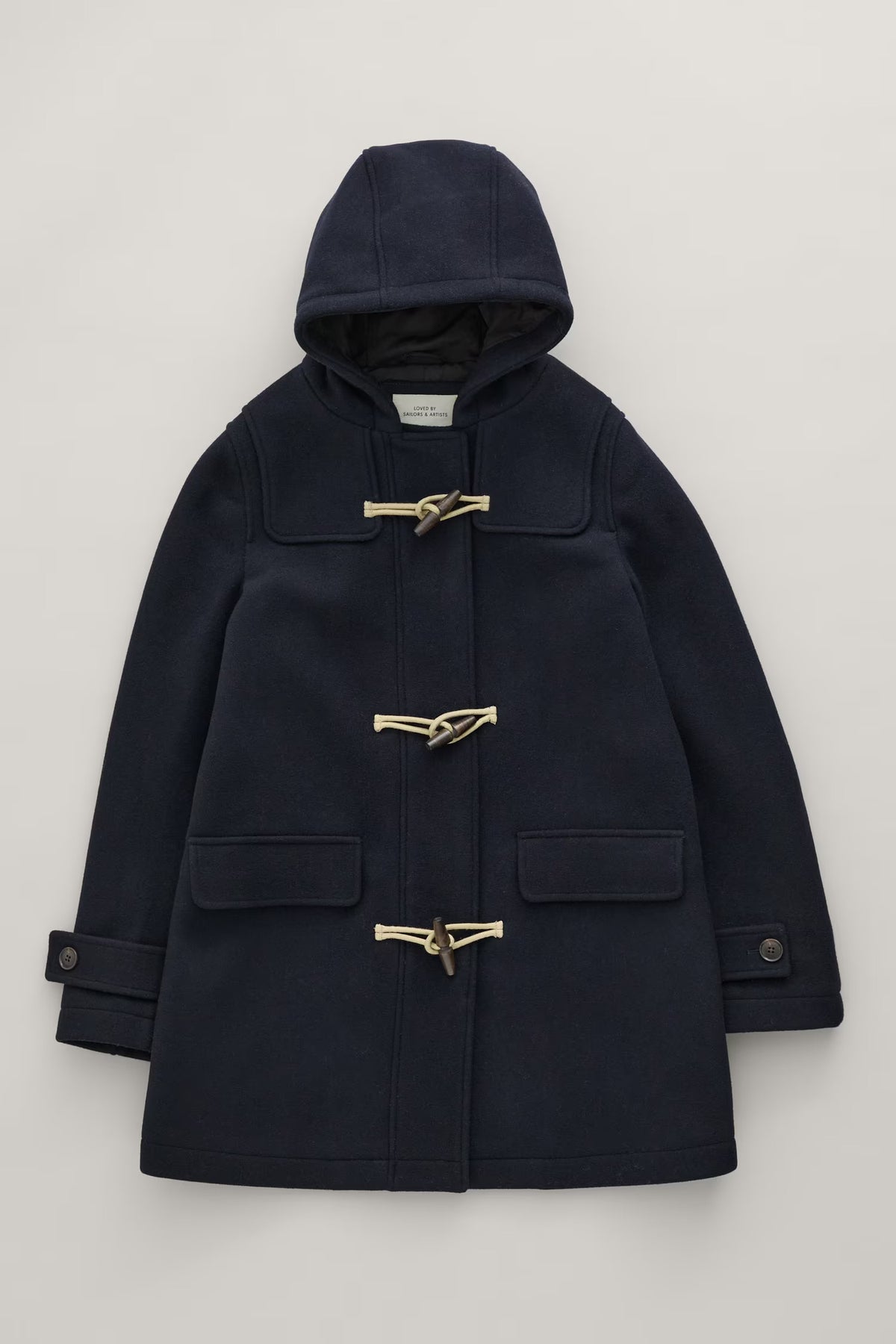 Seasalt Cardinham Duffle Coat in Maritime