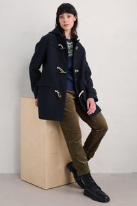 Seasalt Cardinham Duffle Coat in Maritime