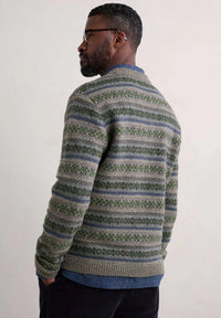 Seasalt Mens Carracks Jumper - Tilling Stone Grey