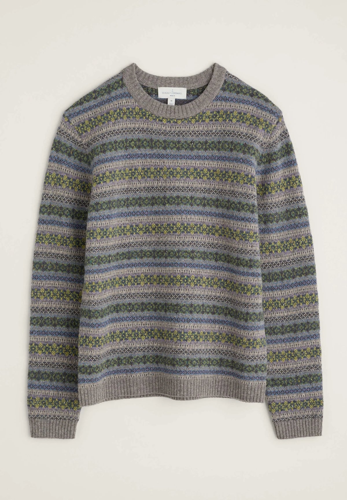 Seasalt Mens Carracks Jumper - Tilling Stone Grey