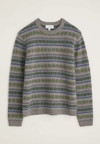 Seasalt Mens Carracks Jumper - Tilling Stone Grey