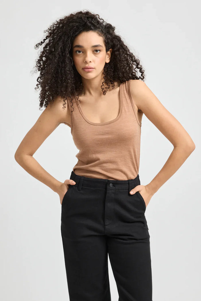 Ladies Toorallie Merino Scoop Tank