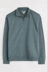 Seasalt Mens wood Moss Sweatshirt in Cliff