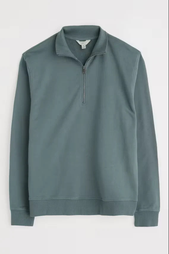 Seasalt Mens wood Moss Sweatshirt in Cliff