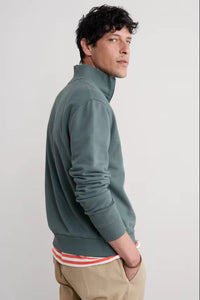 Seasalt Mens wood Moss Sweatshirt in Cliff