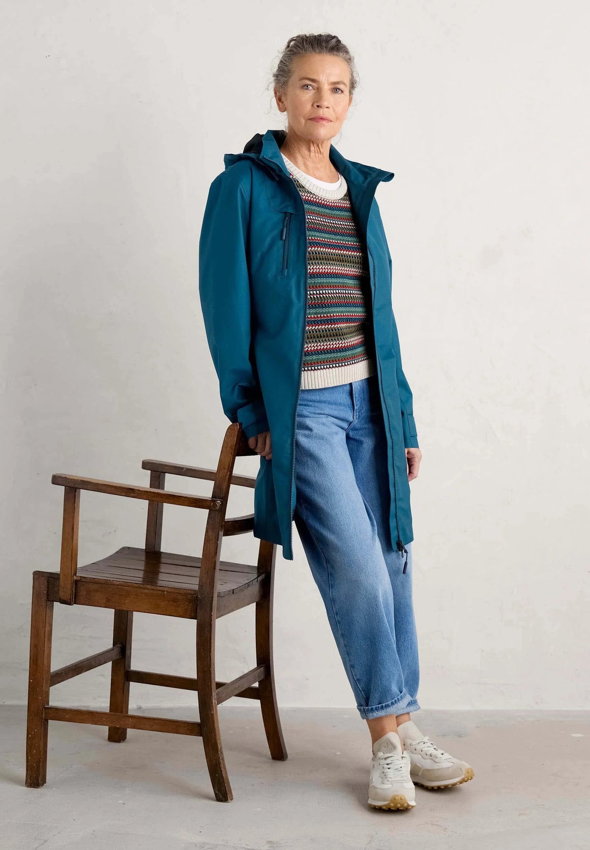 Seasalt Coverack Coat - Raincloud