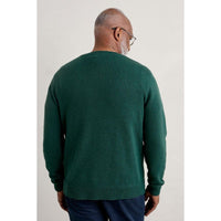 Seasalt Mens Mainbrace Jumper in Dark Fern