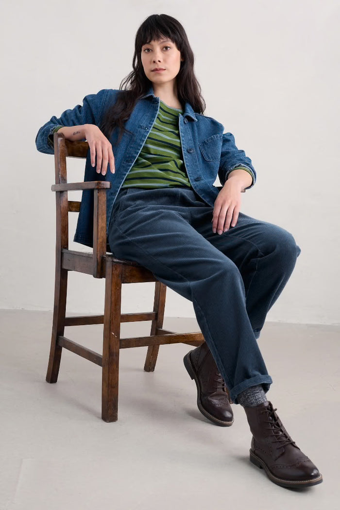 Seasalt Sailor Shirt - Duet Breton Grassland