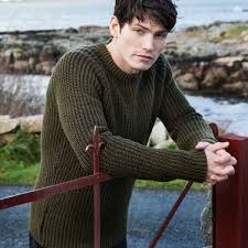 Fisherman's Chunky Ribbed Raglan Crew Neck Jumper