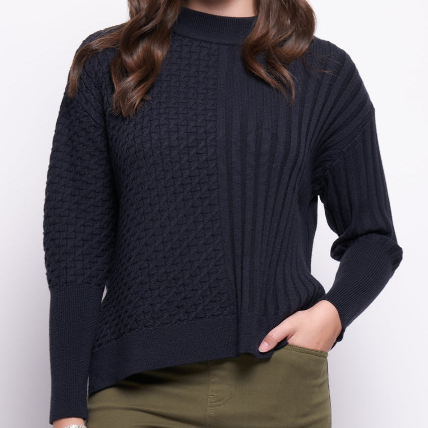 Foil Slice Of Heaven Sweater in Future Dusk