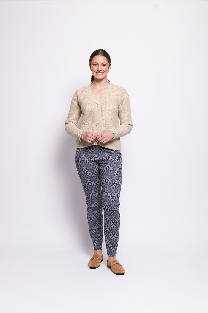 Foil Go To Print Pant in Fleur