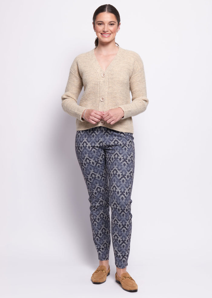 Foil Go To Print Pant in Fleur