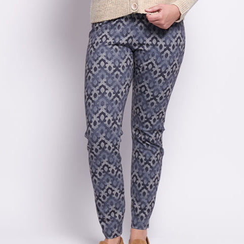 Foil Go To Print Pant in Fleur