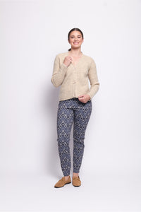 Foil Go To Print Pant in Fleur
