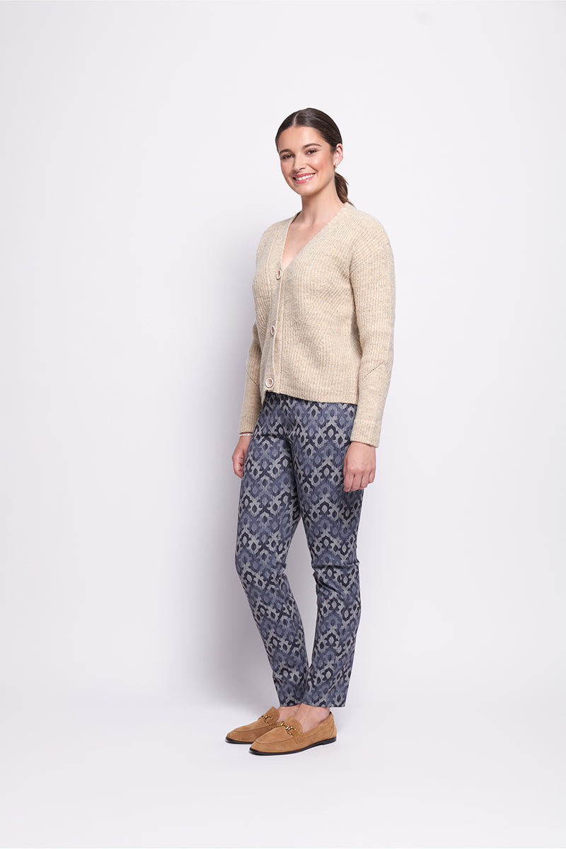 Foil Go To Print Pant in Fleur