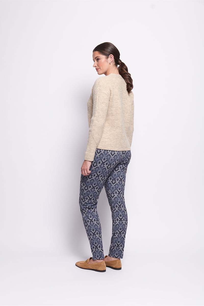 Foil Go To Print Pant in Fleur