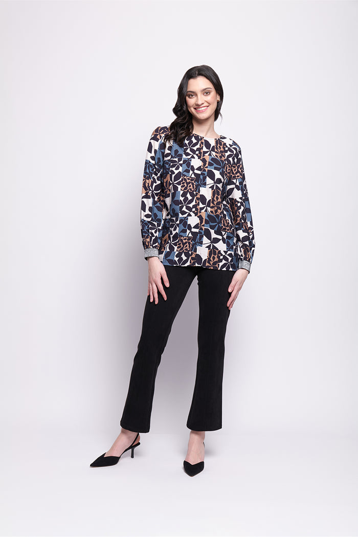 Foil Studio 54 Top in New Leaf