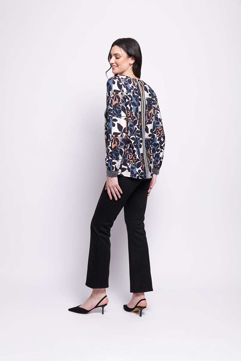 Foil Studio 54 Top in New Leaf