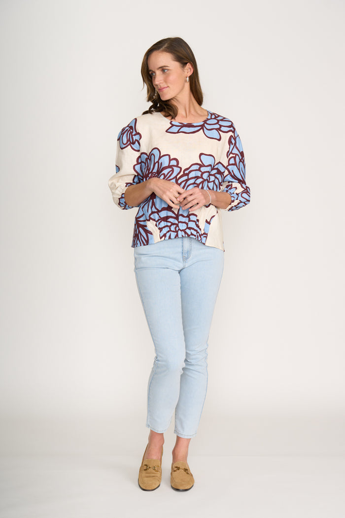 Foil Flex Appeal Top - Bloom 8318