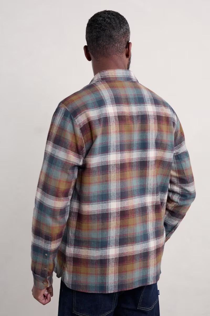 Seasalt Men's Fathomer Shirt in Root Cellar Waxed Canvas