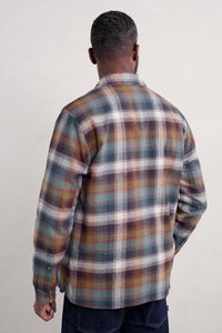 Seasalt Men's Fathomer Shirt in Root Cellar Waxed Canvas
