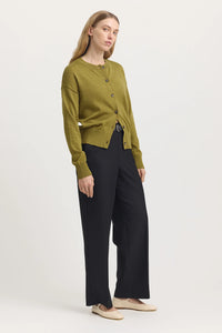 Toorallie Fine Knit Cardigan in Cardamon