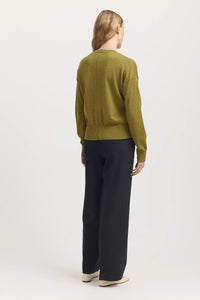 Toorallie Fine Knit Cardigan in Cardamon