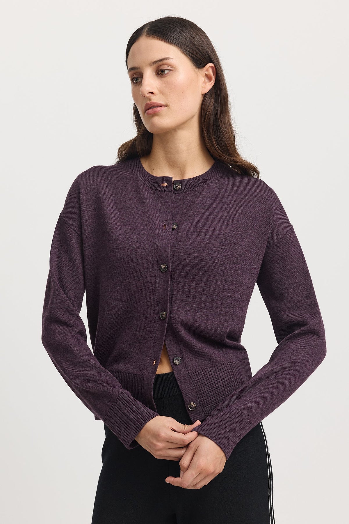 Toorallie Fine Knit Cardigan in Sumak