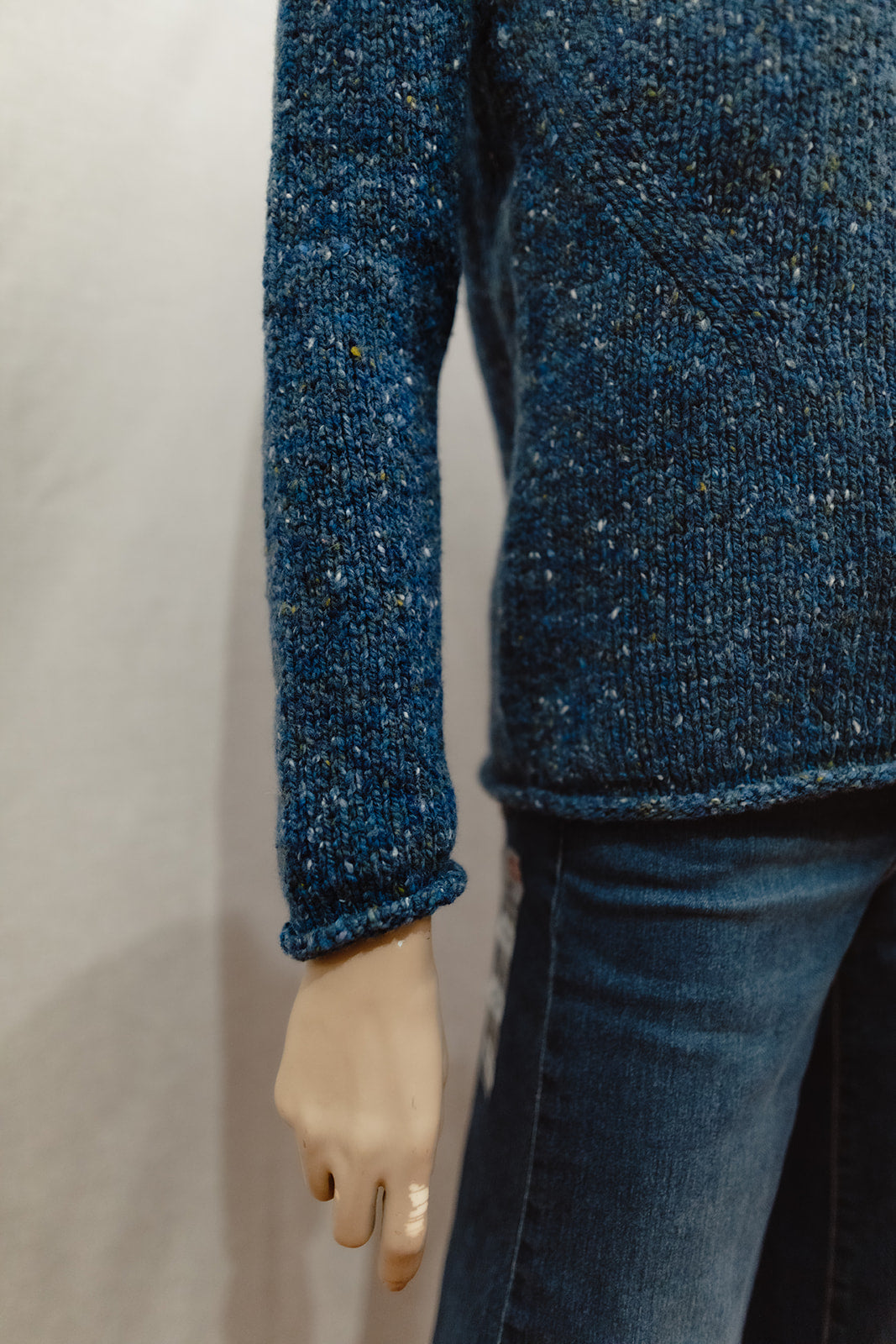 Ladies Fisherman Rolled Edge Jumper (multiple colour options)