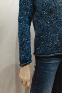Ladies Fisherman Rolled Edge Jumper (multiple colour options)