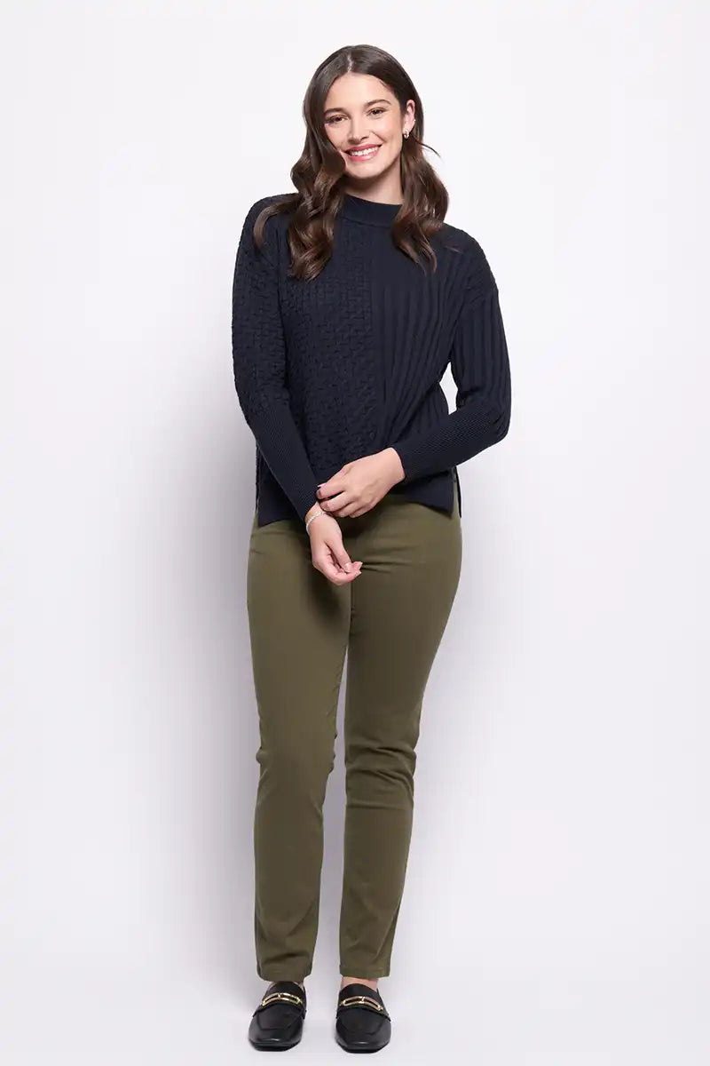 Foil Holey Moley Trouser in Hunter