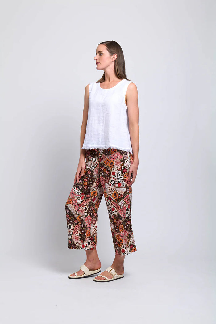 Foil Fringe Benefits Shell in White